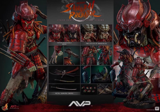 Alien vs. Predator AC06 Akaoni Samurai Predator 1/6th Scale Collectible Figure