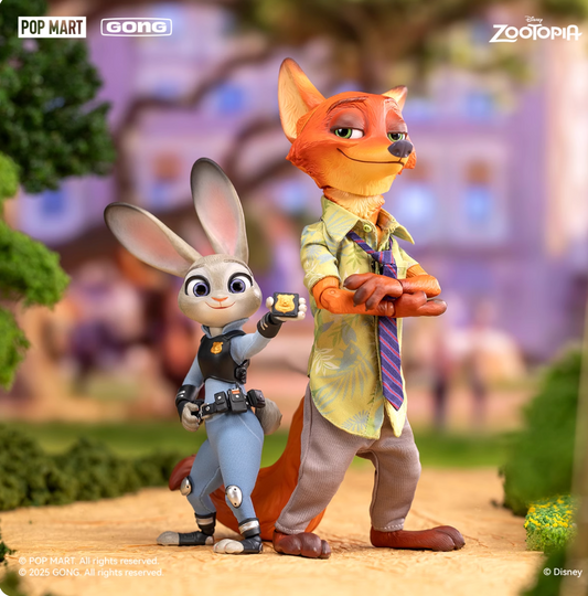GONG Zootopia Judy Nick Plain Action Figure Judy Nick Figure Set disney pixar