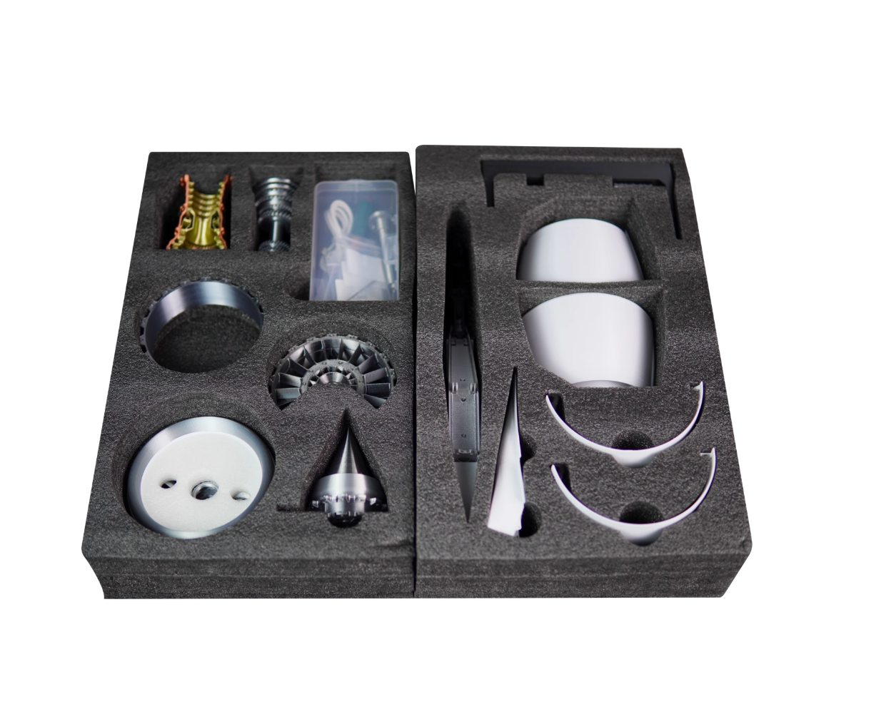Rolls Royce Airplane single engine model assembly with light and power