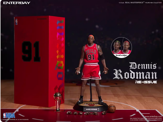 ENTERBAY Real Masterpiece RM1059 Dennis Rodman Action Figure New in Stock