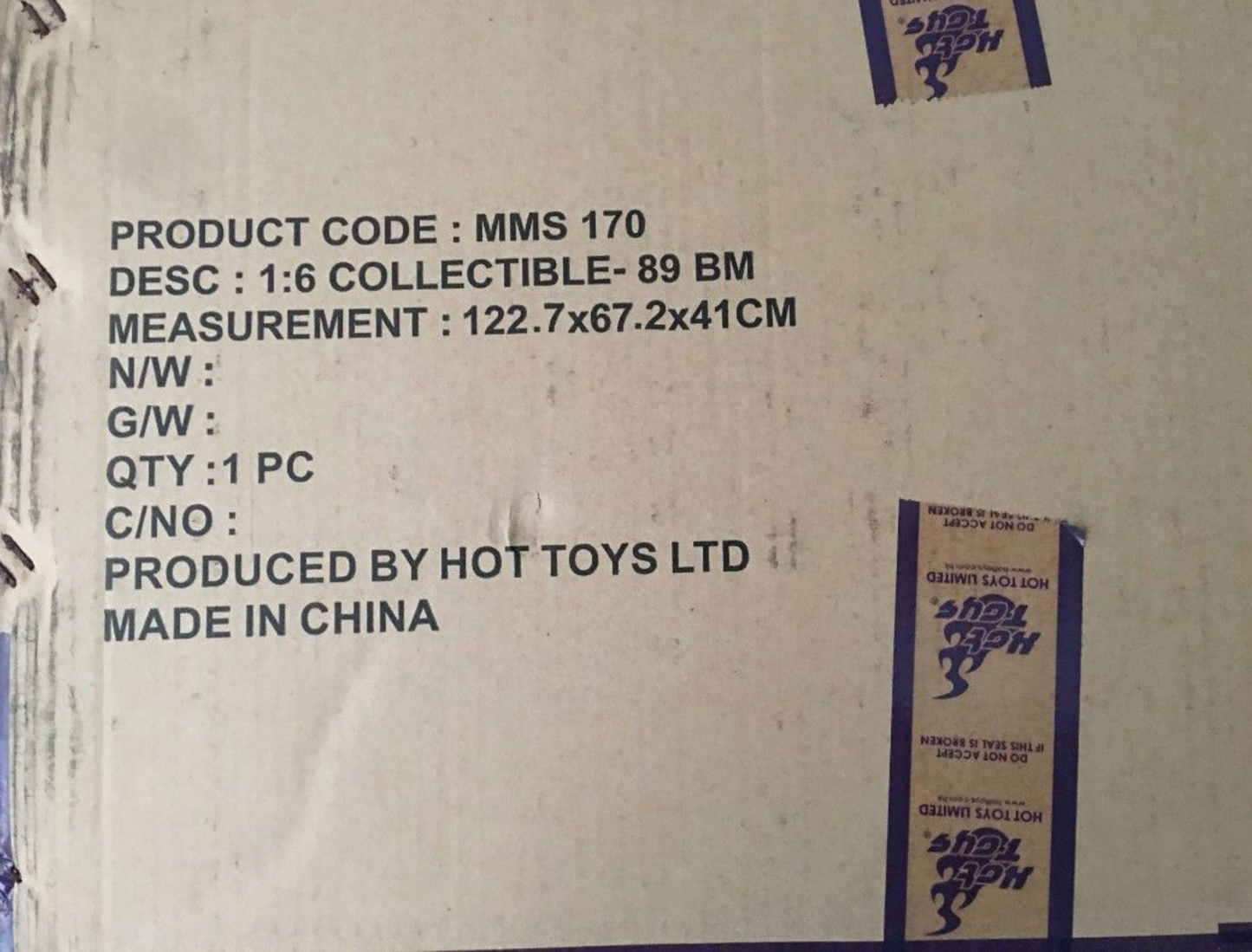 Hot Toys 1/6 MMS170 Batman Batmobile 1989 Vehicle MMS170